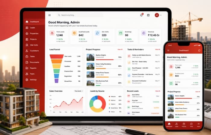 Real Estate CRM & Infrastructure Management System