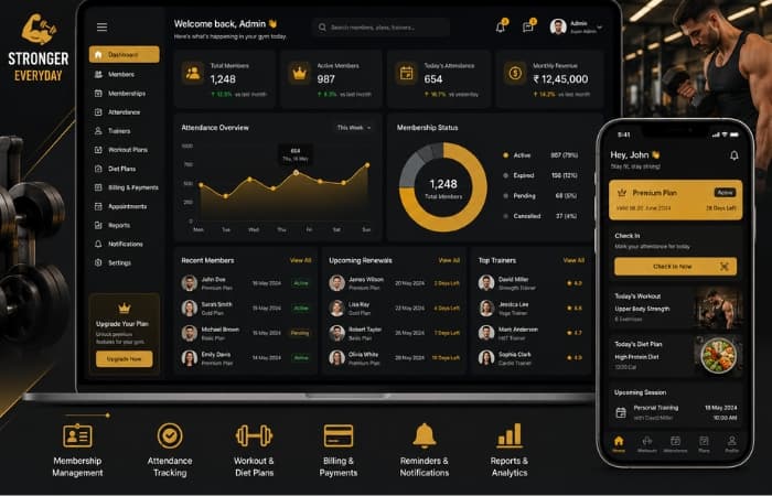 Gym Management & Membership Platform