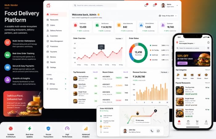 Multi-Vendor Food Delivery Platform