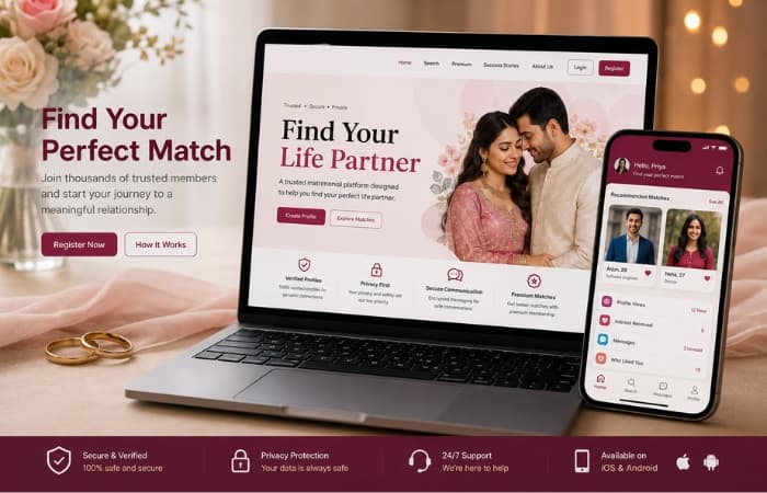 Modern Matrimonial Website & Mobile Application Development