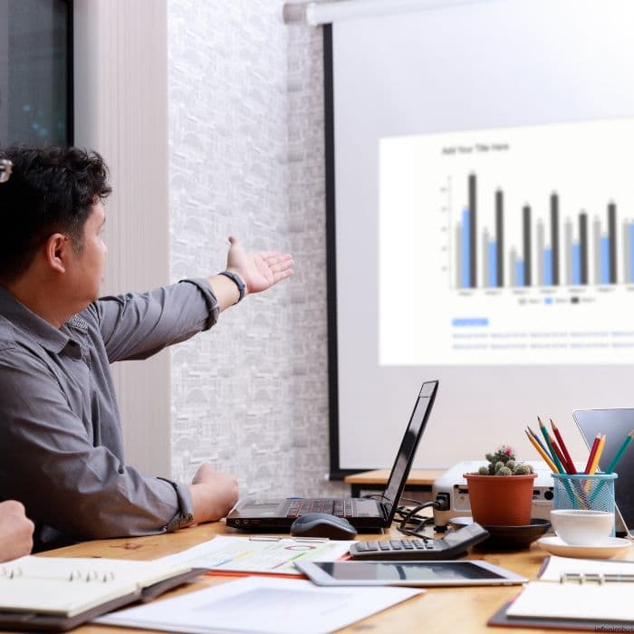 Enterprise software dashboard and business systems illustration