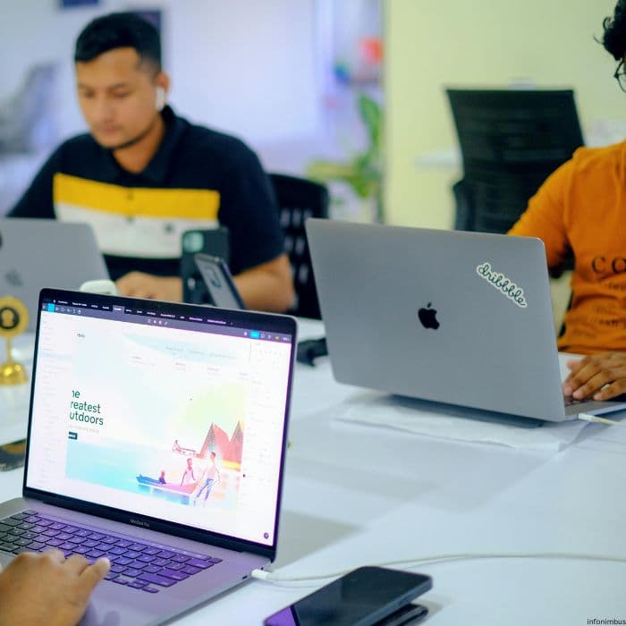 Modern website design and development illustration