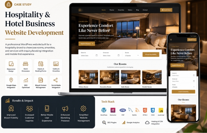 Hospitality & Hotel Business Website Development