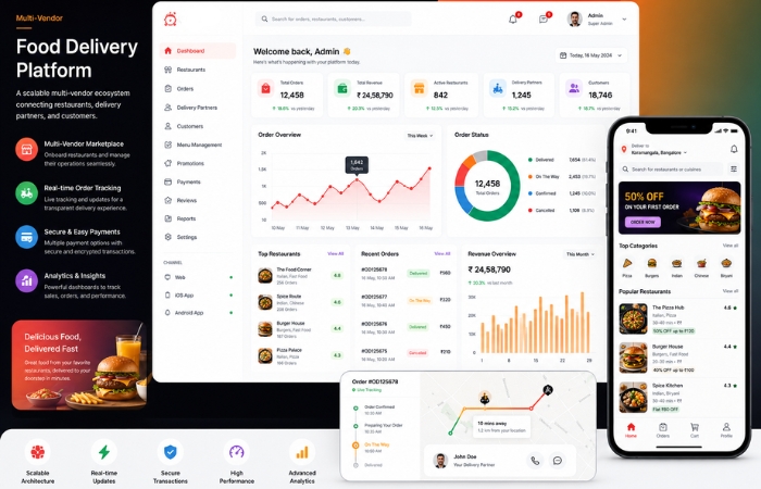 Multi-Vendor Food Delivery Platform