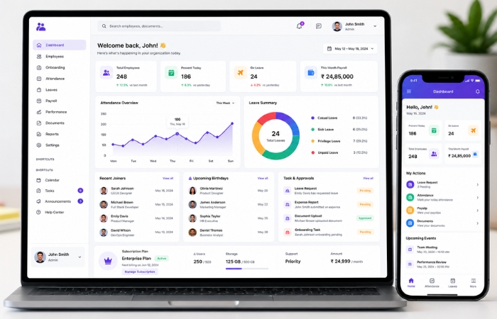 SaaS-Based HR & Employee Management Platform